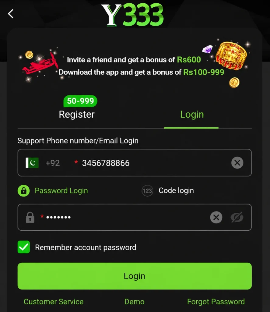 Y333 login
